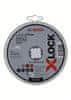 ravna ploča za rezanje X-LOCK Standard for Inox 125x1x22.23mm, 10 komada (2608619267)