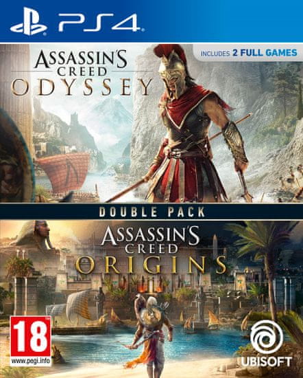 Ubisoft Assassin’s Creed Odyssey + Assassin’s Creed Origins Double Pack igra (PS4)