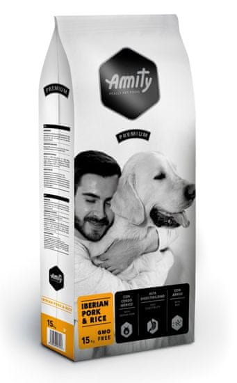 Amity Premium dog IBberian Pork &amp; Rice hrana za pse, 15 kg