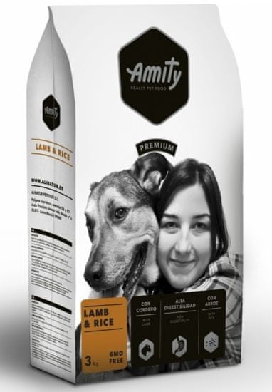 Amity Premium dog Lamb &amp; Rice hrana za pse, 3 kg