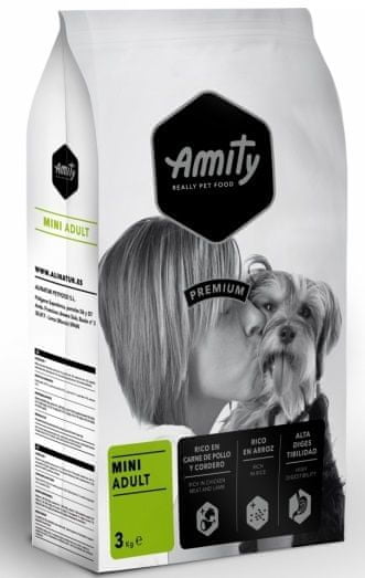 Amity Premium dog Adult Mini hrana za odrasle pse, 3 kg