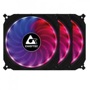 Chieftec CF-3012-RGB Tornado set RGB ventilatora (3x120mm)