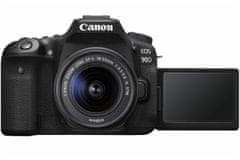 Canon EOS90D + 18-55 IS USM fotoaparat + objektiv