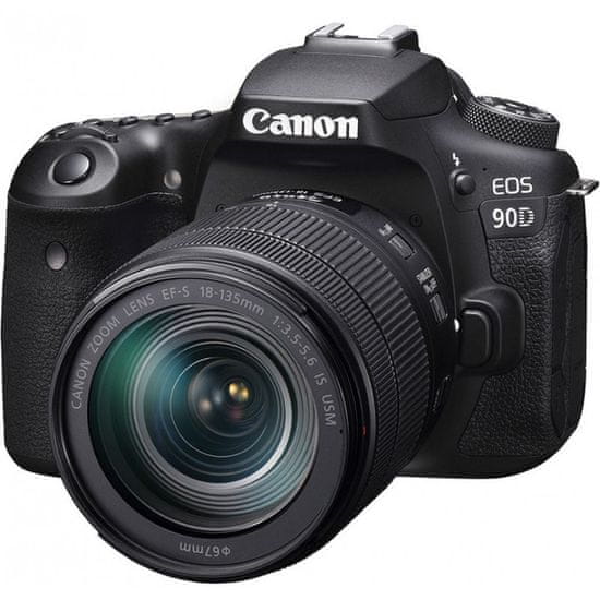 Canon EOS 90D + 18-135 IS USM fotoaparat + objektiv