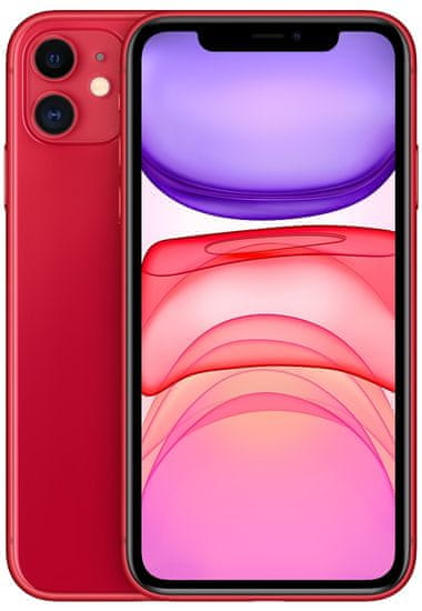 Apple telefon iPhone 11, 64GB, crvena