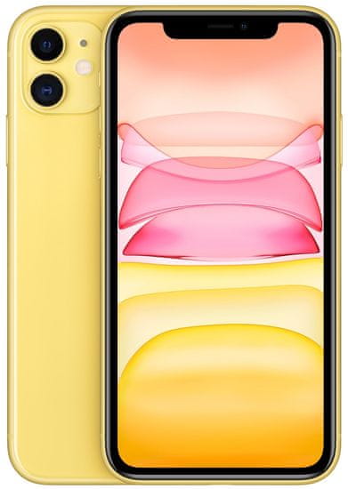 Apple iPhone 11 mobilni telefon, 64GB, žuti