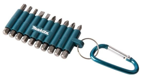 Makita 10-dijelni set vijaka s gumenim držačem, D-65028