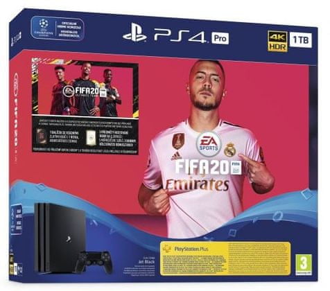 PlayStation 4 Pro, 1 TB igraća konzola + igra FIFA 20