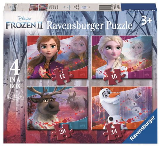 Ravensburger Puzzle 30194 Disney Ledeno kraljevstvo 2, 4 u 1