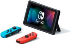 Nintendo Switch igraća konzola, crvena/plava