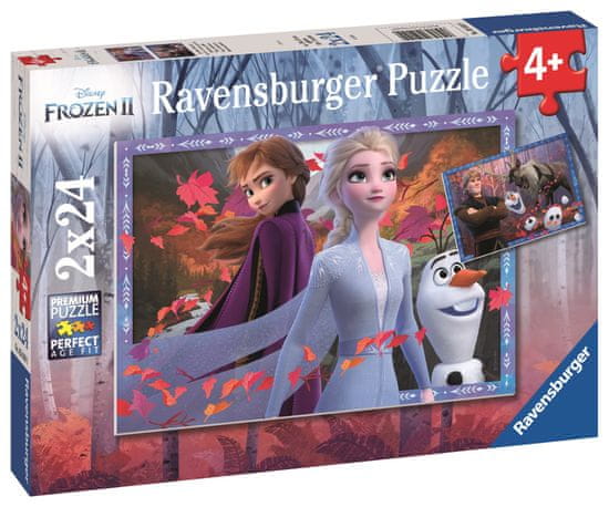 Ravensburger Puzzle 050109 Disney Ledeno kraljevstvo 2, 2x24 komada