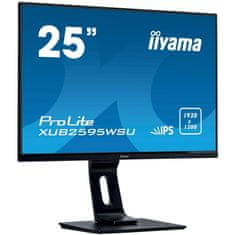 iiyama ProLite LED LCD monitor, 63,5 cm, IPS FHD, sa zvučnicima (XUB2595WSU-B1)