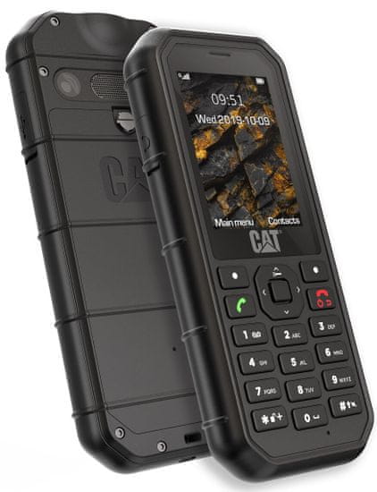 CAT B26 GSM telefon na tipke, Dual SIM, crni