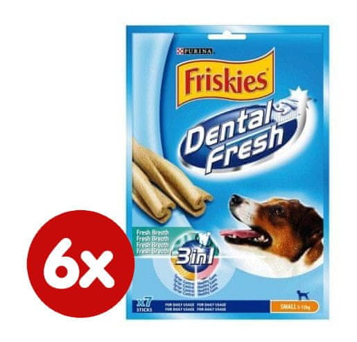 Friskies dodatak DentalFresh 3 u 1 S, 6 x 110 g