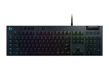 Logitech G815, LIGHTSYNC RGB, GL Clicky, USB gaming tipkovnica, UK - HR g.