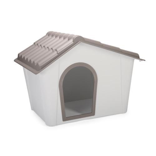 IMAC kućica za psa 98 5x77 5x72,5 cm, siva/smeđa