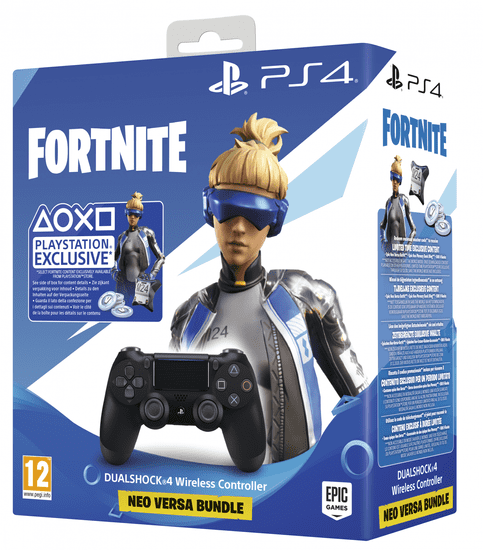 Sony gamepad za PS4 DualShock 4 , crni + VCH Fortnite