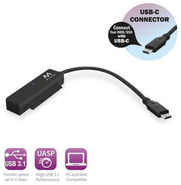 Ewent EW7075 adapter USB-C u SATA