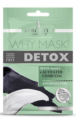 Kozmetika Afrodita Why Mask Detox maska ​​za lice, 2x 6 ml