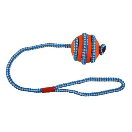 IMAC Gumena kuglica za psa, narančasto plava, 5 cm