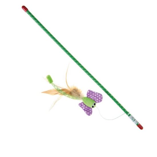 IMAC Mačja igračka - štap s leptirom, 47 cm