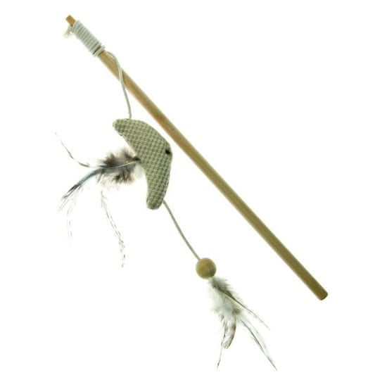 IMAC Mačji štap s igračkama i perjem - 35 x 9,5 cm