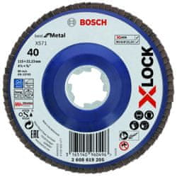 Bosch Professional lamelni brusni disk X-Lock, 2608619205