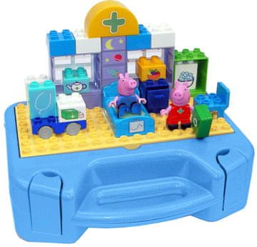 BIG PlayBig BLOXX Peppa Pig - svinja Pepa, komplet sa koferom