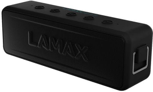 Snažni prijenosni Bluetooth zvučnik Lamax Sentinel2 Snaga 20W 5.0 bežični Bluetooth 3600mah Životni vijek baterije do 24h Tws Značajka 3.5mm Aux USB-C Punjenje MicroSD utor kvaliteta zvuka bez izobličenja