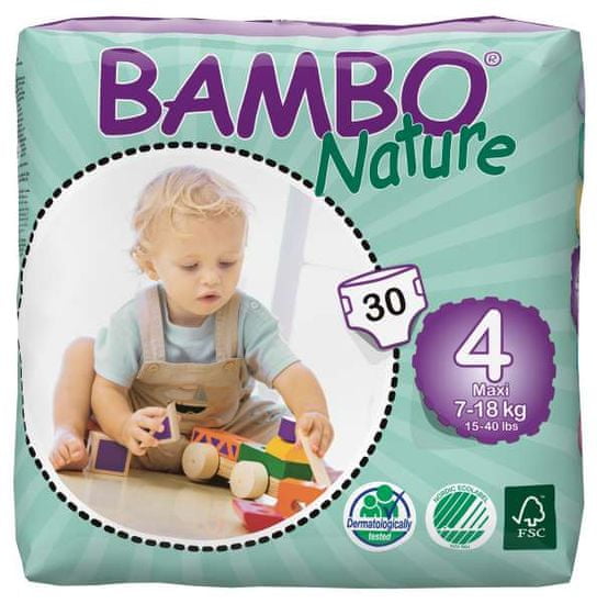 Bambo Nature Dječje pelene hlače 4 Maxi (7-18 kg), 30 komada