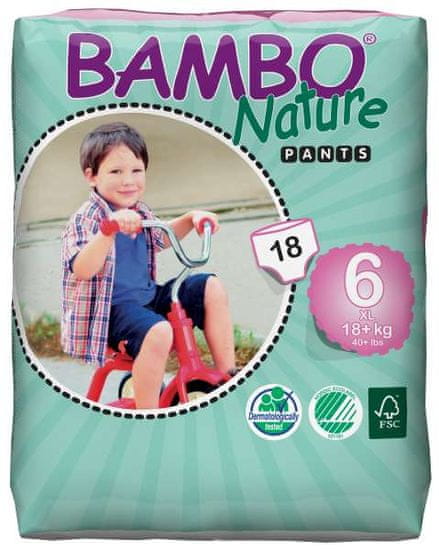 Bambo Nature Pants pelene hlače 6 XL (18+ kg), 18 komada