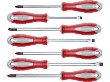 Fortum odvijači (4740930) set od 7 komada, 3x(-), 2x(PH), 2x(PZ), S2