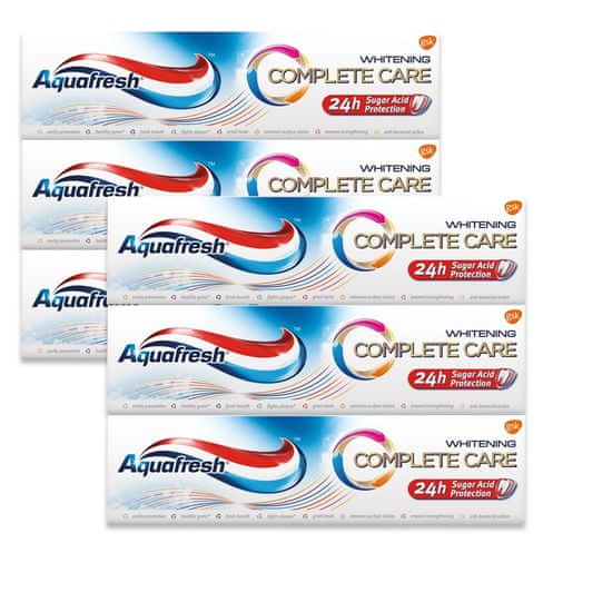 Aquafresh Complete Care Whitening ZP 75 ml zubna pasta - 6 pakiranja