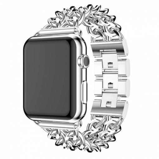 eses metalni remen za Apple Watch 42/44 mm, srebrni (1530000259)
