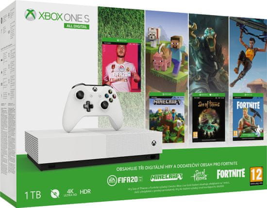 Microsoft Xbox One S All Digital Refresh 1 TB FIFA 20 NJP 00059