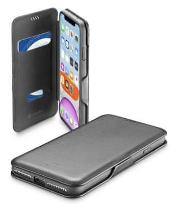 CellularLine preklopna torbica s magnetom za iPhone 11, crna