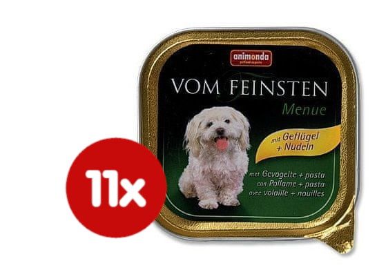 Animonda mokra hrana za pse Vom Feinstein, perad + tjestenina, 11 x 150 g