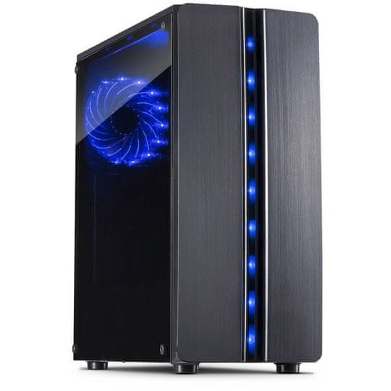 Inter-tech Thunder kućište, plavo LED, gaming