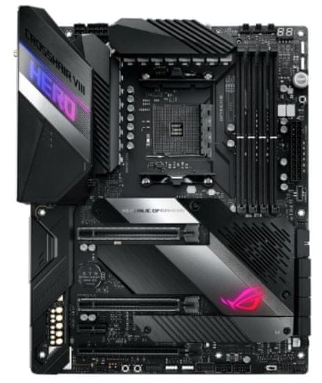 ASUS ROG Crosshair VIII Hero, DDR4, USB 3.2 Gen2, AM4, ATX matična ploča