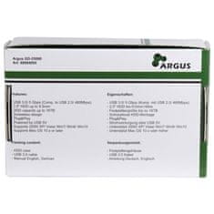 Inter-tech Argus GD-25000 kućište diska, 2,5 ", prozirno