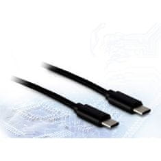 Inter-tech USB-C na USB-C kabel, 1m, crni
