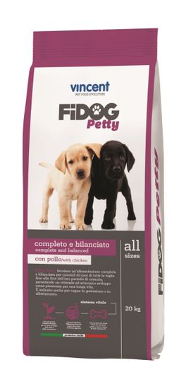 Vincent Fidog Petty suha hrana za pse, 20 kg