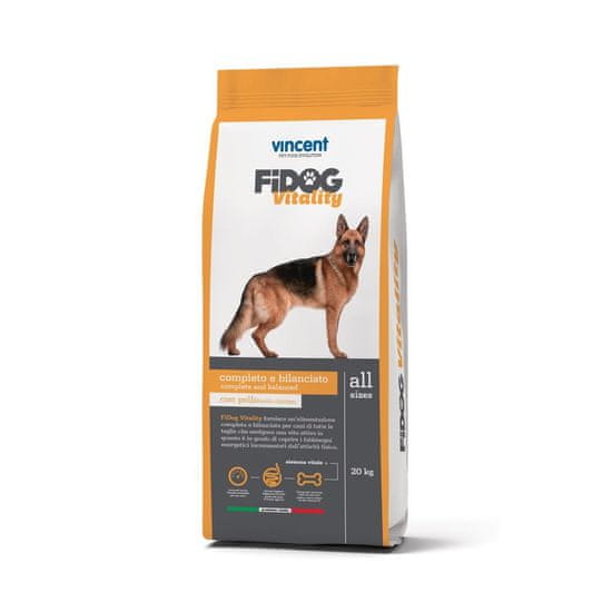 Vincent Fidog Vital Power suha hrana za odrasle pse, 20 kg