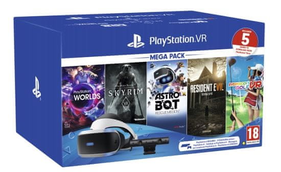Sony PlayStation VR v2 + Camera v2 + VR Worlds komplet za virtualnu stvarnost, (PS719999102)