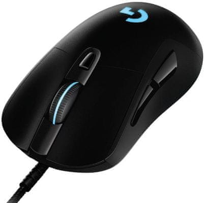 Logitech G403 Hero Gaming Mouse (910-005632) žična povezivost 16 000 DPI programabilni gumbi Novi senzor, ergonomski ugrađena memorija
