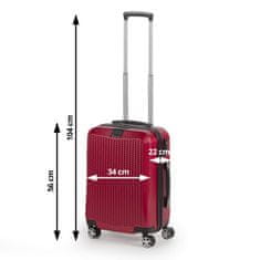 Scandinavia Carbon Series putni kovčeg, 40L, crveni