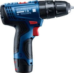 BOSCH Professional GSB 120-LI akumulatorski bušilica-odvijač + 2 akumulatora + dodatci (0.601.9G8.102)