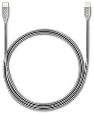 EPICO Metal USB-C to Lightning Cable, 1,2 m 9915141900003, srebrni