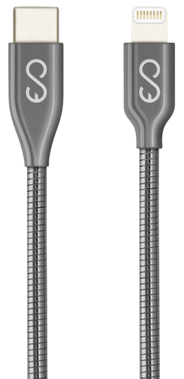 EPICO Metal USB-C to Lightning Cable, 1,2 m 9915141300006, sivi