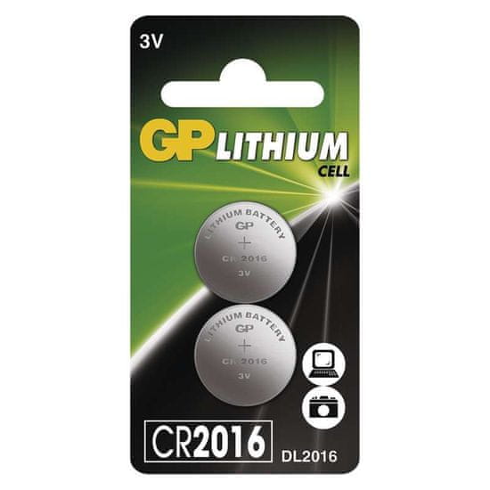 GP CR2016 litijska baterija, 2 komada